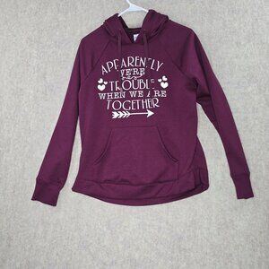 Athletic Works Womens Purple Hoodie Sweatshirt S